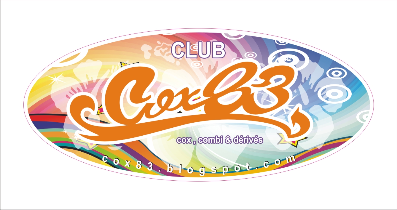 cox 83 autocollant club.